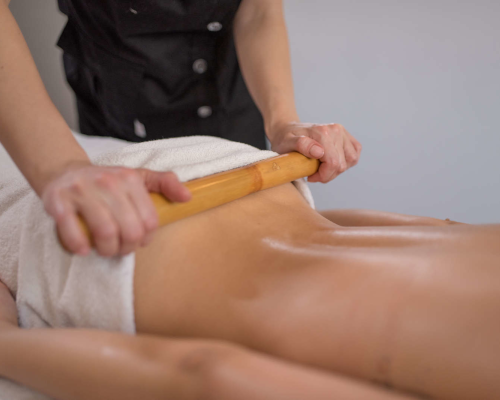 Massage au bambou